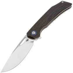 Нож Bestech Falko сталь 154CM рукоять Black G10/CF (BL01A)