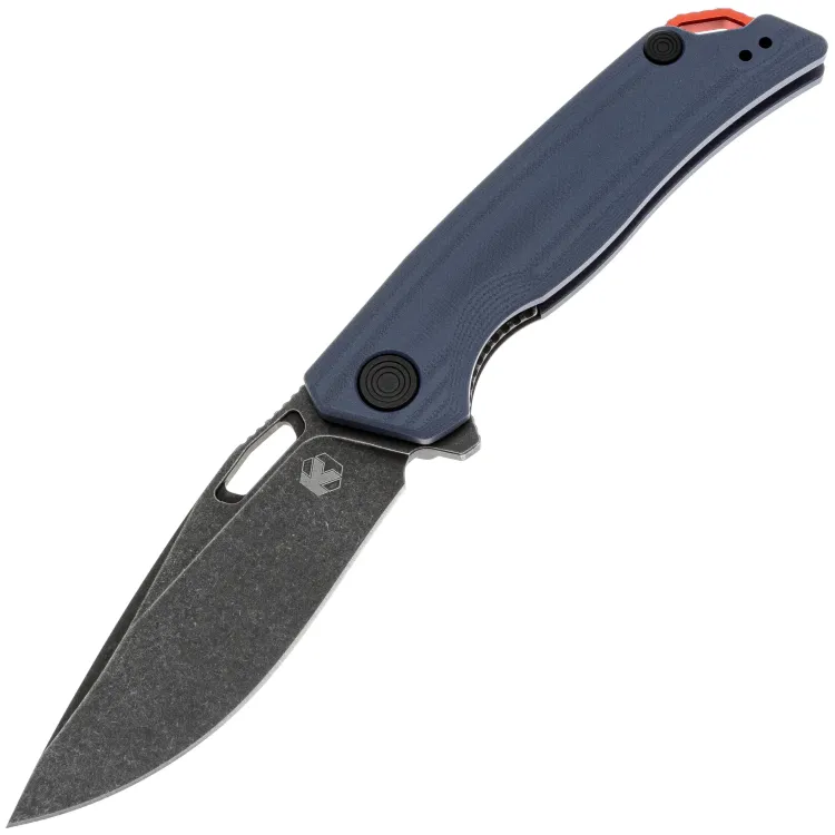 Нож Kristal Dekabrist сталь Nitro-V Blackwash рукоять Dark Grey G10