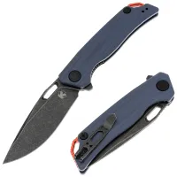 Нож Kristal Dekabrist сталь Nitro-V Blackwash рукоять Dark Grey G10