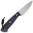 Нож 011 сталь N690 рукоять Black/Blue G10 (Пампуха И.Ю.)