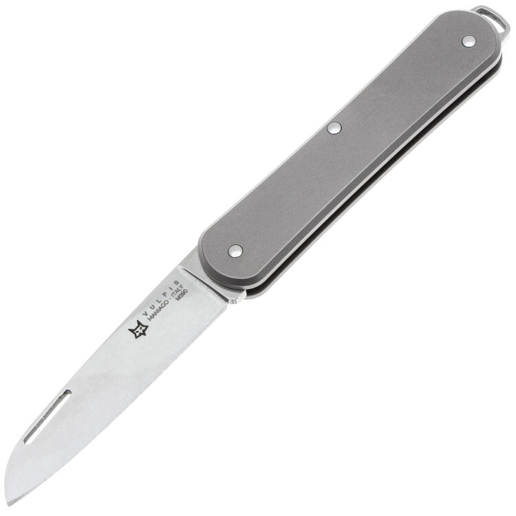 Нож FOX Vulpis 55 сталь M390  рукоять Titanium (FX-VP130 Ti)