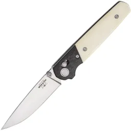 Нож Bear & Son Lawman сталь D2 рукоять White bone/Carbon Fiber (WSB22)