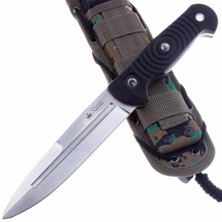 Нож Kizlyar Supreme Legion сталь Niolox Stonewash рукоять G10