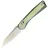 Нож Rapax Slick satin сталь VG-10 рукоять Green Carbon Fiber
