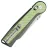 Нож Rapax Slick satin сталь VG-10 рукоять Green Carbon Fiber