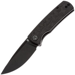 Нож Petrified Fish Beluga Mini blackwash сталь 14C28N рукоять Carbon Fiber