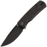 Нож Petrified Fish Beluga Mini blackwash сталь 14C28N рукоять Carbon Fiber