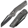 Нож Microtech MSI Mini black сталь M390MK рукоять Natural Clear Fluted Aluminum