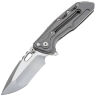 Нож Reate T1000 V2 stonewash/satin сталь M390 рукоять Beadblast Titanium