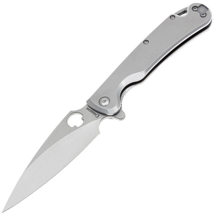 Нож Daggerr Sting frame lock stonewash сталь D2 рукоять Stainless steel