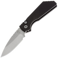 Нож Pro-Tech/Strider PT+ stonewash сталь MagnaCut рукоять Black Aluminium (PT201)