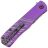 Нож Real Steel Karly satin сталь VG-10 рукоять Purple/Grey Aluminium (6053)
