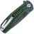 Нож Reptilian Скутум-06 сталь D2 рукоять Green/Black G10