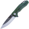 Нож Reptilian Скутум-06 сталь D2 рукоять Green/Black G10