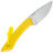 Нож 7 Ножей Джек малый Гибрид сталь N690 рукоять Yellow G10