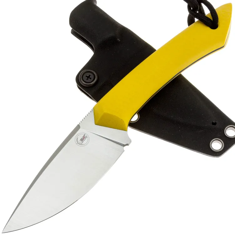 Нож 7 Ножей Джек малый Гибрид сталь N690 рукоять Yellow G10