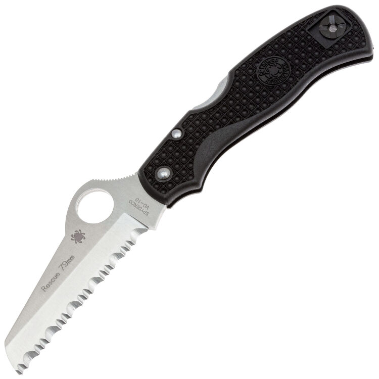 Нож Spyderco Rescue 79 сталь VG-10 рукоять Black FRN (C45SBK)