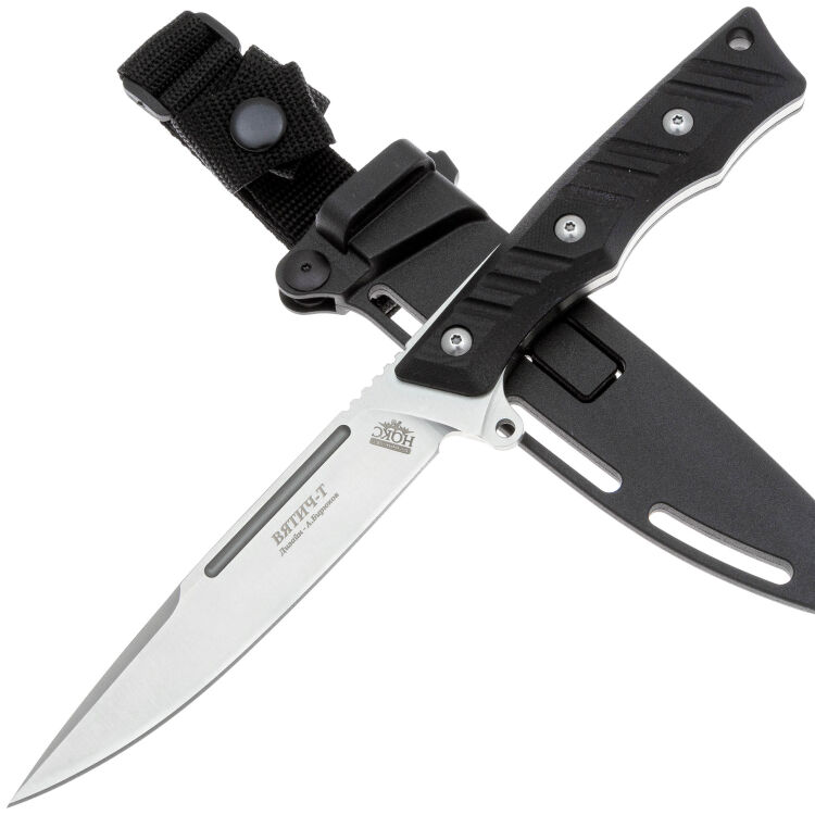 Нож НОКС Вятич-Т сталь AUS-8 рукоять Black G10 (603-180444)