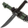 Нож НОКС Смерш М Blackwash  сталь AUS-8 рукоять черная резина (622-780641)