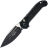 Нож Microtech LUDT Gen III black сталь M390MK рукоять Black Aluminum (1135-1T)