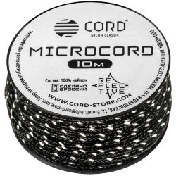 Микрокорд CORD световозвращающий Black 10м