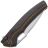 Нож WE Knife Exciton beadblast сталь CPM-20CV рукоять Black Ti/Twill CF spacer