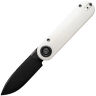 Нож Vosteed Corgi-V 295 blackwash сталь N690 рукоять White G10