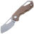 Нож MKM Isonzo Cleaver сталь M390 рукоять Bronze Titanium (FX03M-2TBR)