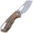 Нож MKM Isonzo Cleaver сталь M390 рукоять Bronze Titanium (FX03M-2TBR)
