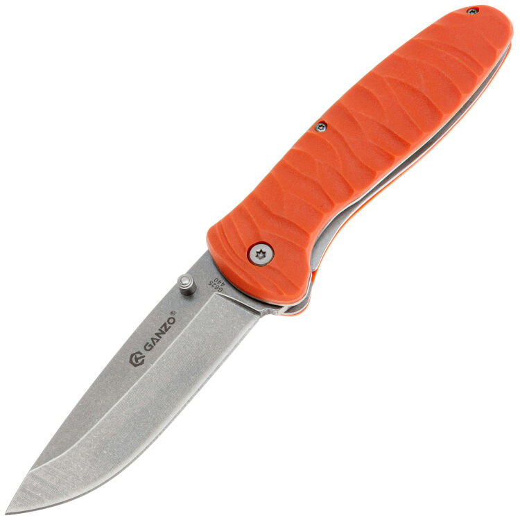 Нож Ganzo G6252 cталь 440 рукоять Orange FRN