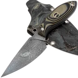 Нож Волчий Век Масичька Custom Wagtail Ed. сталь 95Х18 WA рукоять Black/Beige G10