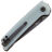 Нож Kizer Domin Mini black сталь N690 рукоять Natural G10