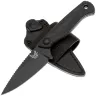 Нож Benchmade Dacian + Leather Sheath сталь MagnaCut рукоять Black Canvas Micarta (203BK-02)