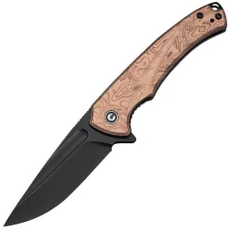Нож CIVIVI Voidflare blackwash сталь 14C28N рукоять Copper Foil G10 (C24040-3)