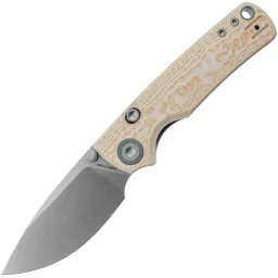 Нож Vosteed Porcupine stonewash сталь 14C28N рукоять Drift Bamboo Micarta