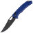 Нож SRM 9201-PL black сталь 8Cr13MOV рукоять Blue FRN