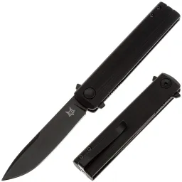 Нож Fox Chnops Tactical black сталь Hybrid Cryo рукоять Black G10 (FX-545 G10B)