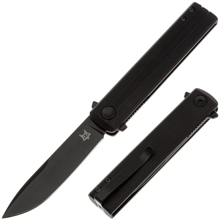 Нож Fox Chnops Tactical black сталь Hybrid Cryo рукоять Black G10 (FX-545 G10B)