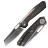 Нож Vosteed Xeno satin сталь Vanax рукоять Dark Reddish Purple Titanium