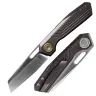 Нож Vosteed Xeno satin сталь Vanax рукоять Dark Reddish Purple Titanium
