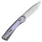 Нож Rapax Trek satin сталь VG-10 рукоять Violet Carbon Fiber