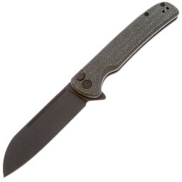 Нож CIVIVI Chevalier Blackwash сталь 14C28N рукоять Dark Green Micarta (C20022-2)