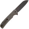 Нож CIVIVI Chevalier Blackwash сталь 14C28N рукоять Dark Green Micarta (C20022-2)