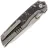 Нож Remette RT-ONE beadblast сталь M390 рукоять Titanium/Black-Purple CF