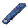 Нож Real Steel Luna Boost сталь N690 рукоять Blue Swirl Titanium (7071TC06)