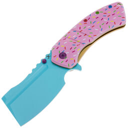 Нож Kansept Korvid XL blue сталь 154CM рукоять Donut G10