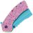 Нож Kansept Korvid XL blue сталь 154CM рукоять Donut G10