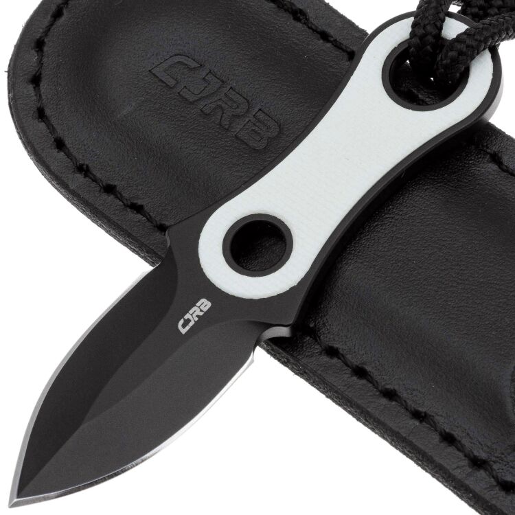 Нож CJRB Knap black PVD сталь AR-RPM9 рукоять White G10 (J1940-BWH)