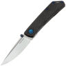 Нож Real Steel Luna Boost satin сталь N690 рукоять Titanium/Carbon Fiber (7076)