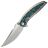 Нож WE Knife Quinseris satin сталь M390 рукоять Beadblast Ti/Arctic Storm FatCarbon (WE23093-4)